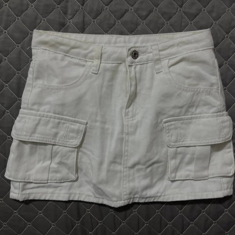 White Mini Skirt